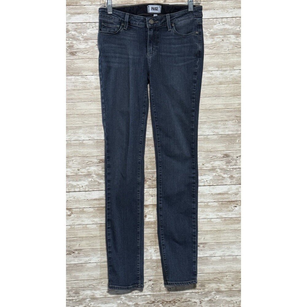Paige Skyline Skinny Jeans Sz 27 Medium Wash Stretch Denim